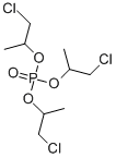 Struktur asam fosforat tris (2-kloro-1-metiletil) ester