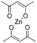 Struktur seng (II) asetilasetonat